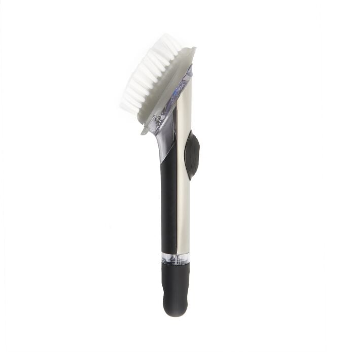 Steel Soap Dispensing Dish Brush F5