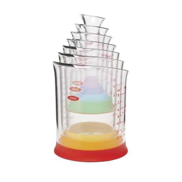 7 Piece Liquid Measuring Beaker Set V3