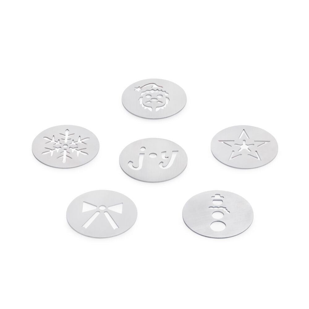 Christmas Cookie Press Disk Set P4