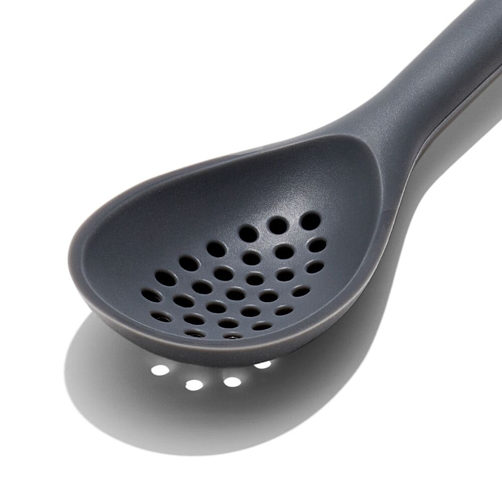 OXO Good Grips Silicone Slotted Spoon - Peppercorn D0