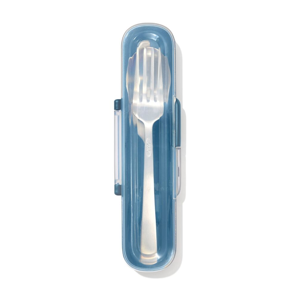 Prep & Go Stainless Steel Utensils With Case - Ocean Blue S3