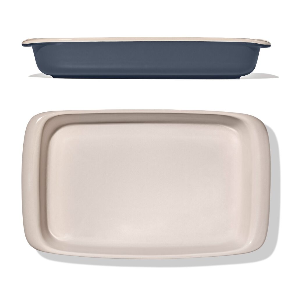 3 Qt Rectangular Stoneware Baking Dish X6