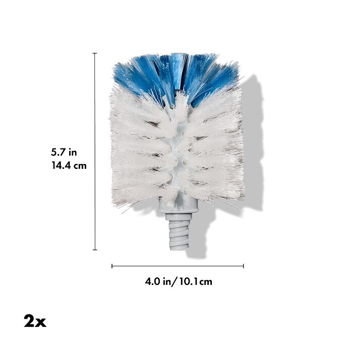 Stainless Steel Bottle Brush Refill - 2 Pack G9