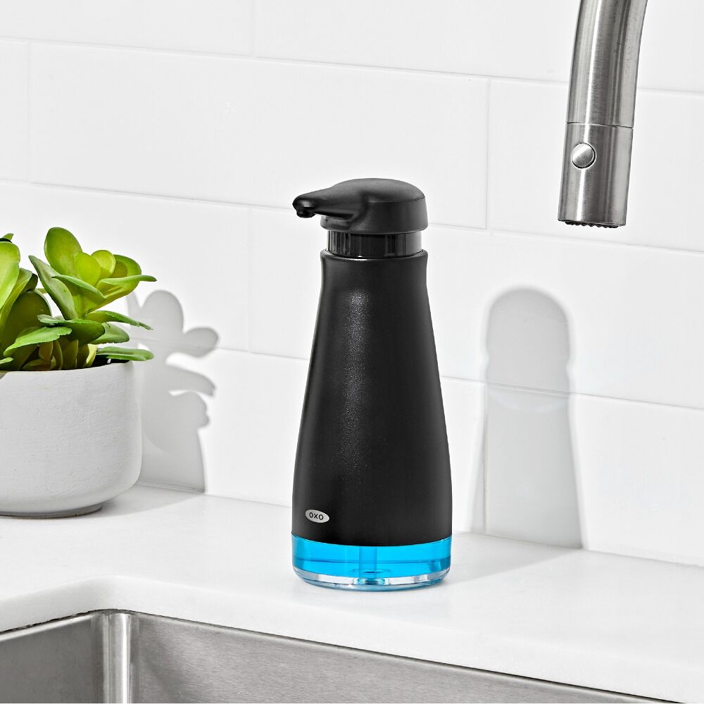 Stainless Steel Soap Dispenser - Black Q9