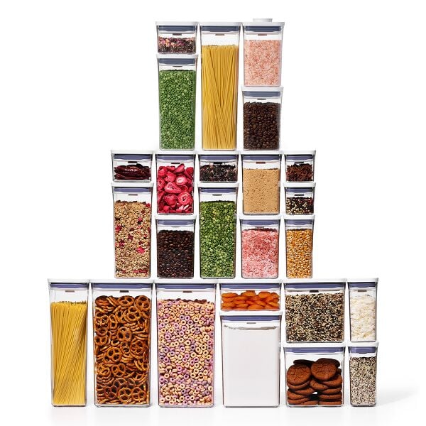 5-Piece POP Container Set & 20-Piece POP Container Set Bundle E4