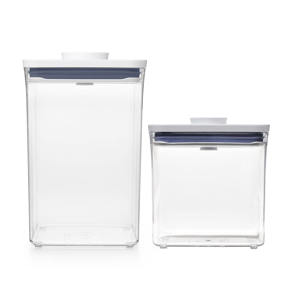 POP Container - Big Square Medium (4.4 Qt.) & POP Container - Rectangle Short (1.7 Qt.) Bundle R9