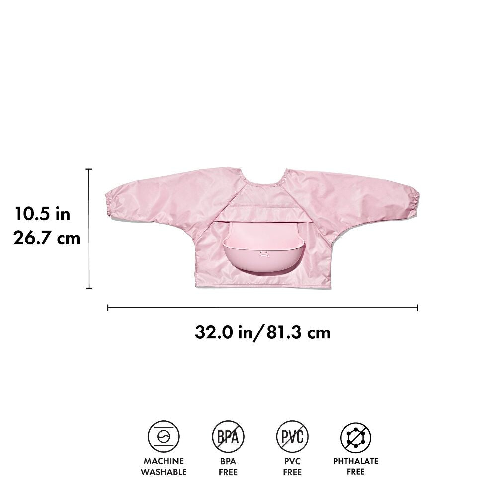 Sleeved Roll-Up Bib - Blossom N8