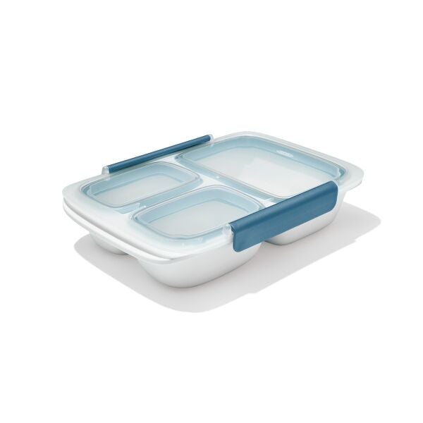 Prep & Go 4.1-Cup Divided Container - Ocean Blue D0