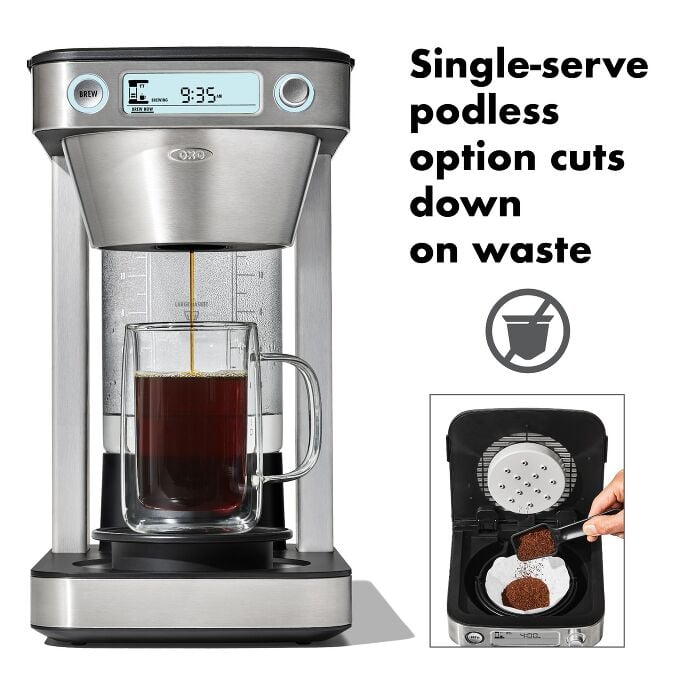 12-Cup Coffee Maker with Podless Single-Serve Function B5