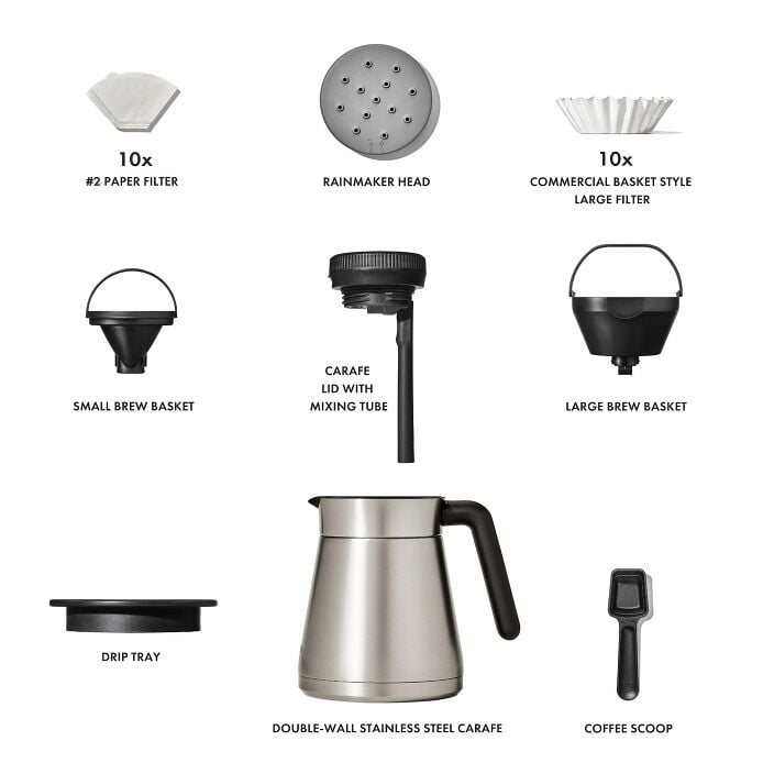 12-Cup Coffee Maker with Podless Single-Serve Function B5