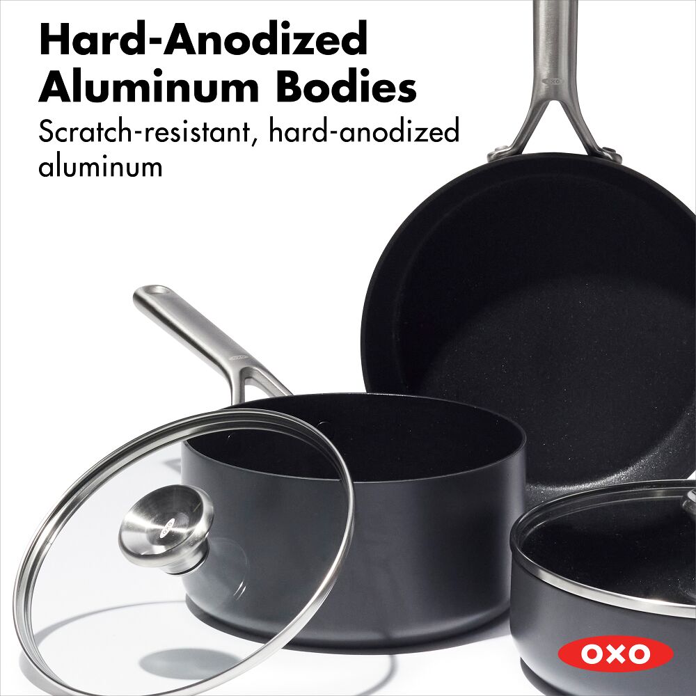 OXO Ceramic Professional Non-Stick 5-Piece Cookware Set Z5
