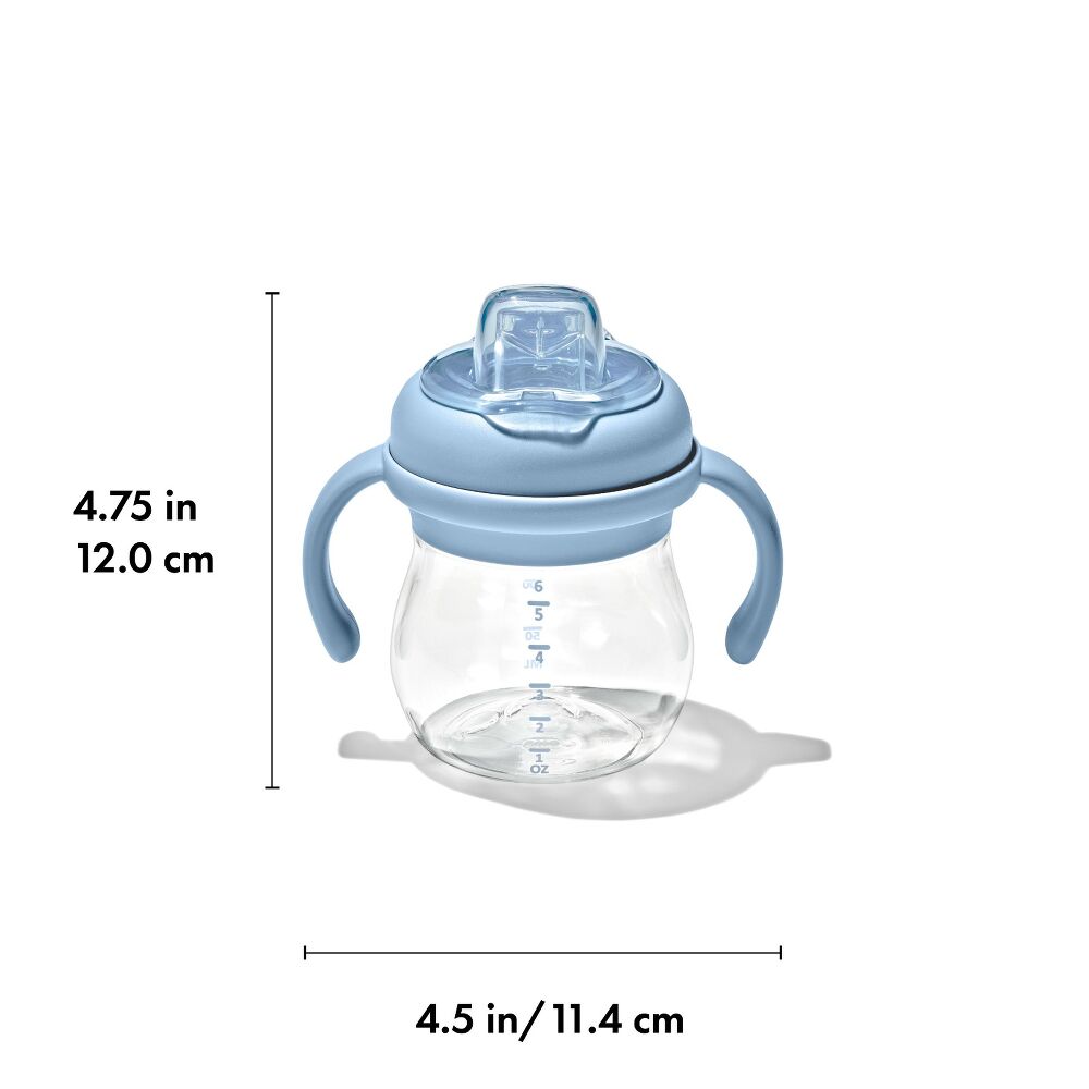Transitions 6 Oz Soft Spout Sippy Cup with Removable Handles V6
