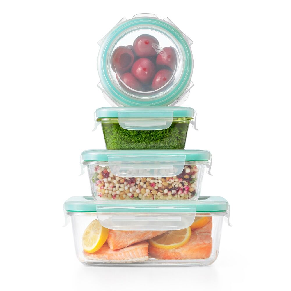 OXO Good Grips 12 Piece Smart Seal Glass Container Set L9
