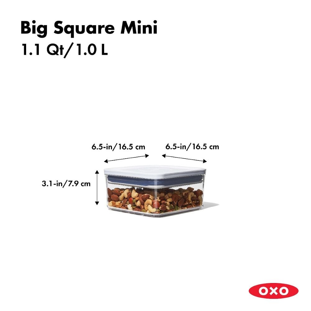 POP Container - Big Square Mini (1.1 Qt.) K8