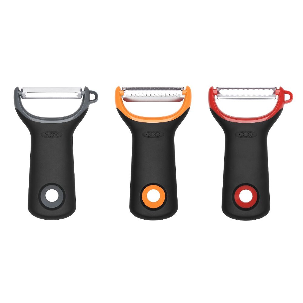 3-Piece Prep Peeler Set, Assorted Blades R1