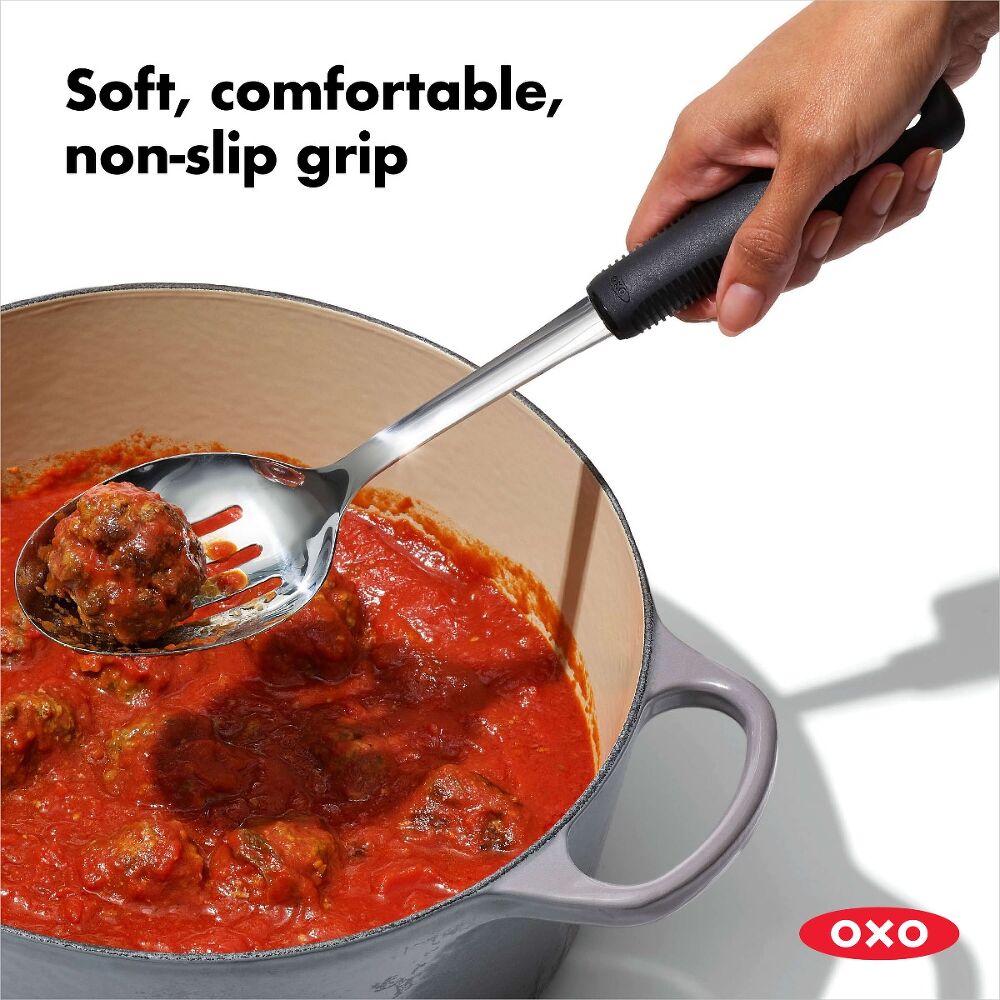 Stainless Steel Slotted Spoon H3
