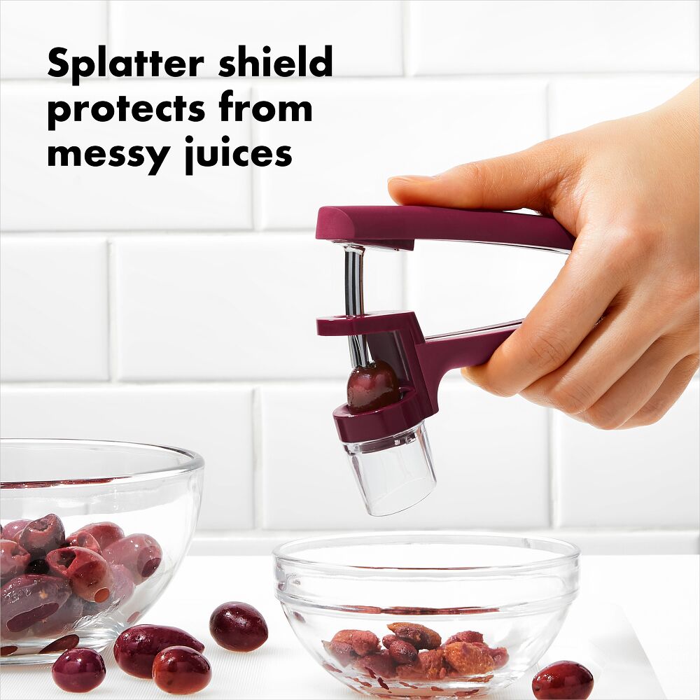OXO Good Grips Cherry & Olive Pitter - Beet K9