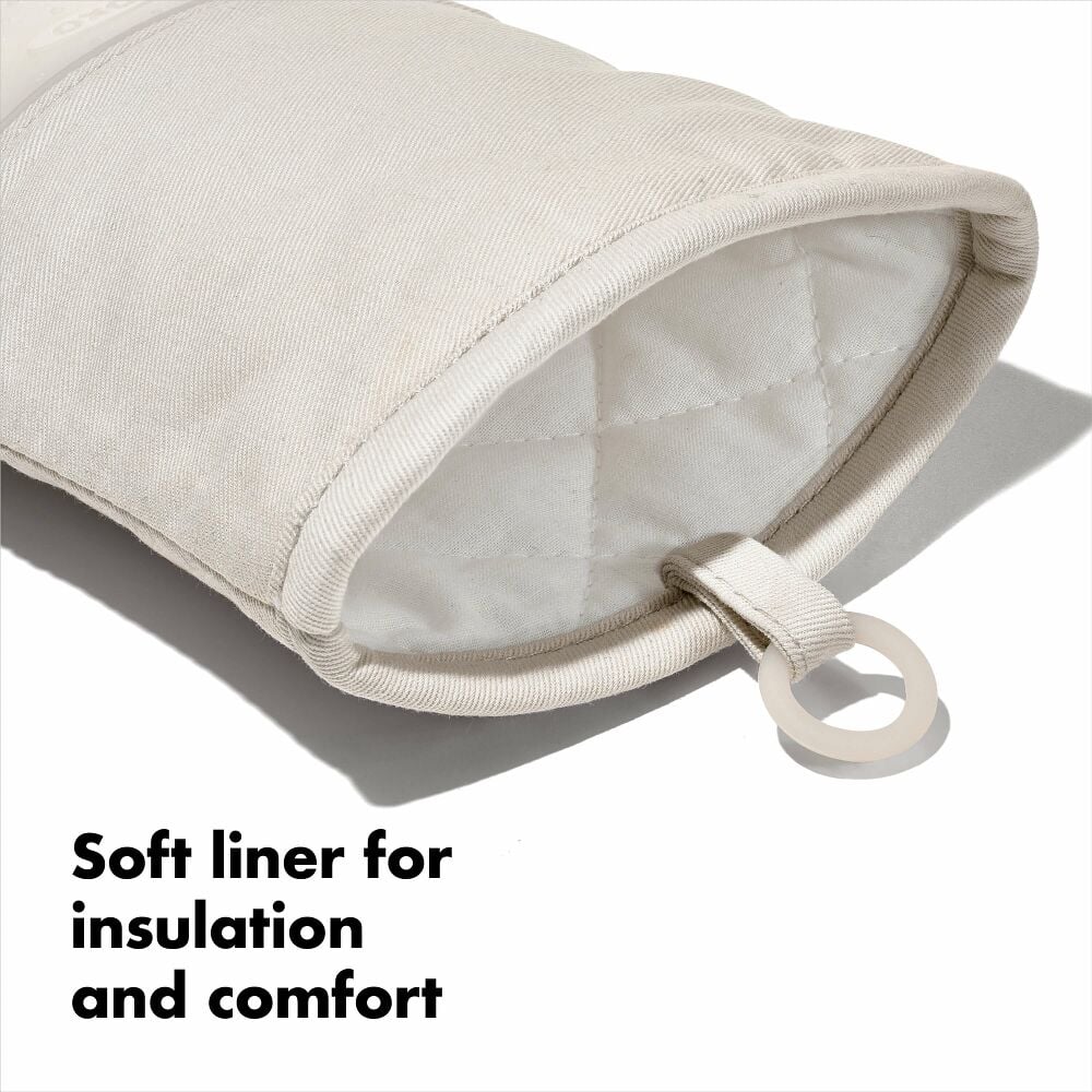Silicone Oven Mitt - Oat D1
