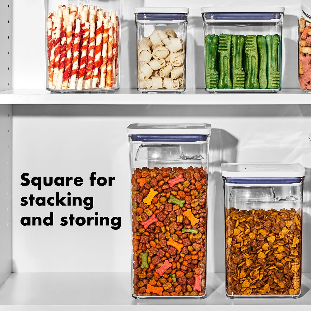 OXO Good Grips Pet POP Container – 4.4 Qt/4.2 L with Scoop V2