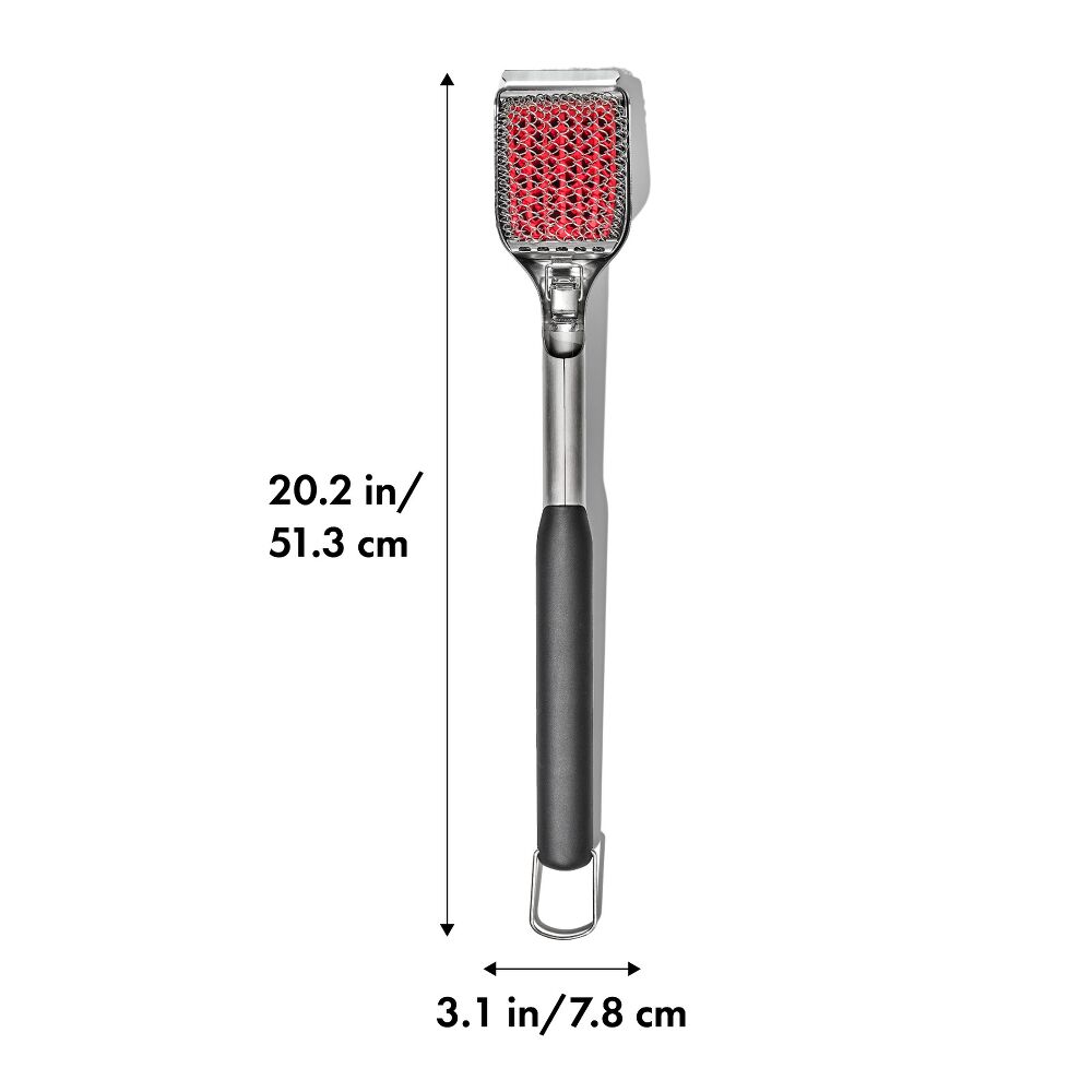 Coiled Grill Brush With Replaceable Head H2