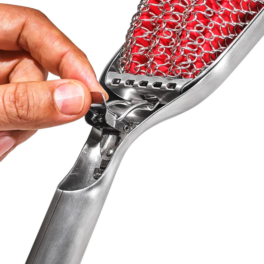 Coiled Grill Brush With Replaceable Head H2