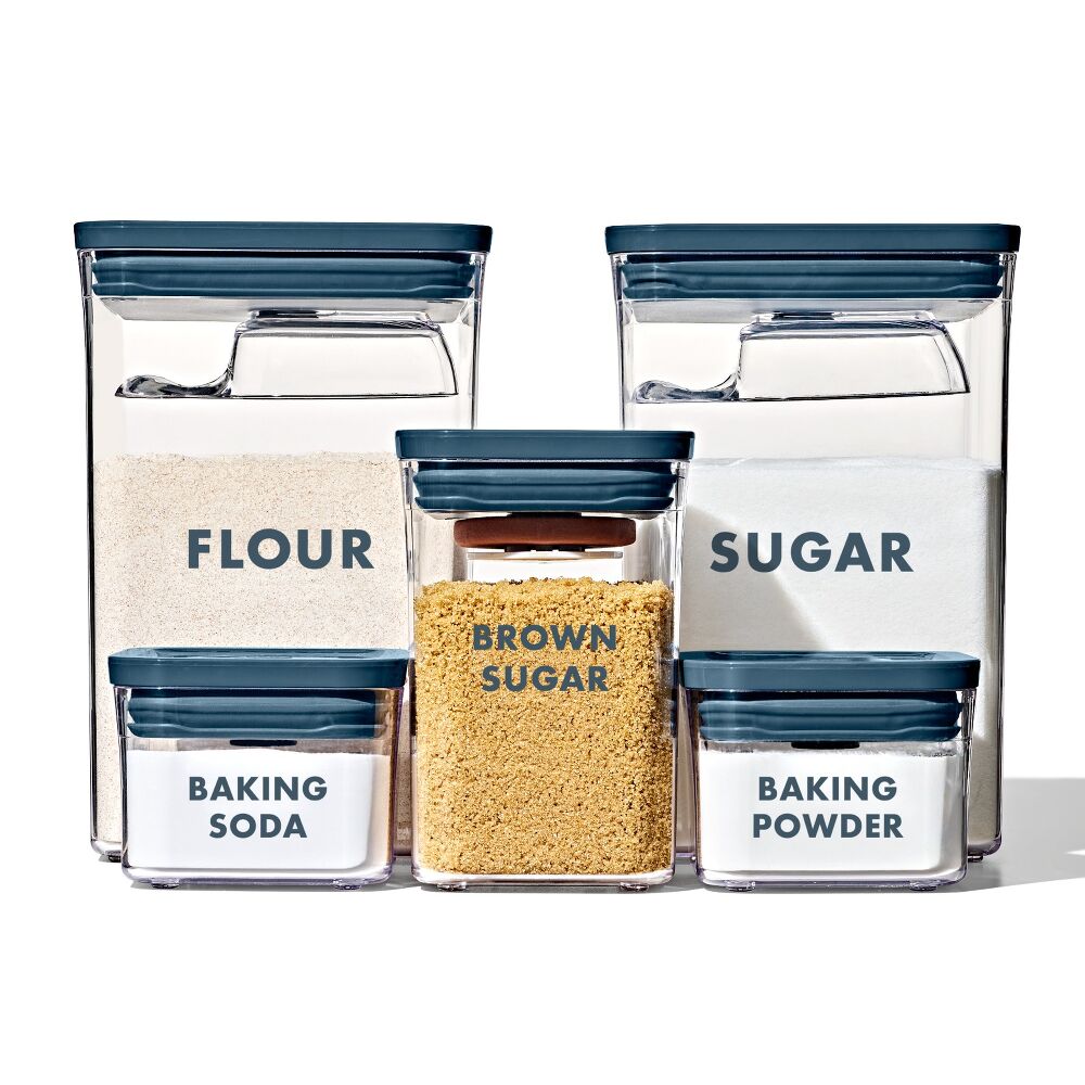 8-Piece Prelabeled Baking POP Container Set L1