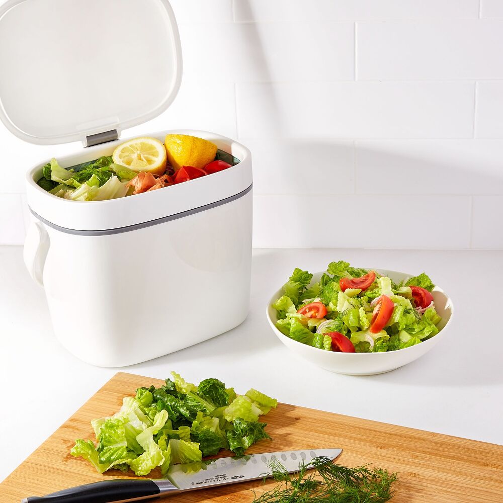 Easy-Clean Compost Bin - 1.75 Gal Q6
