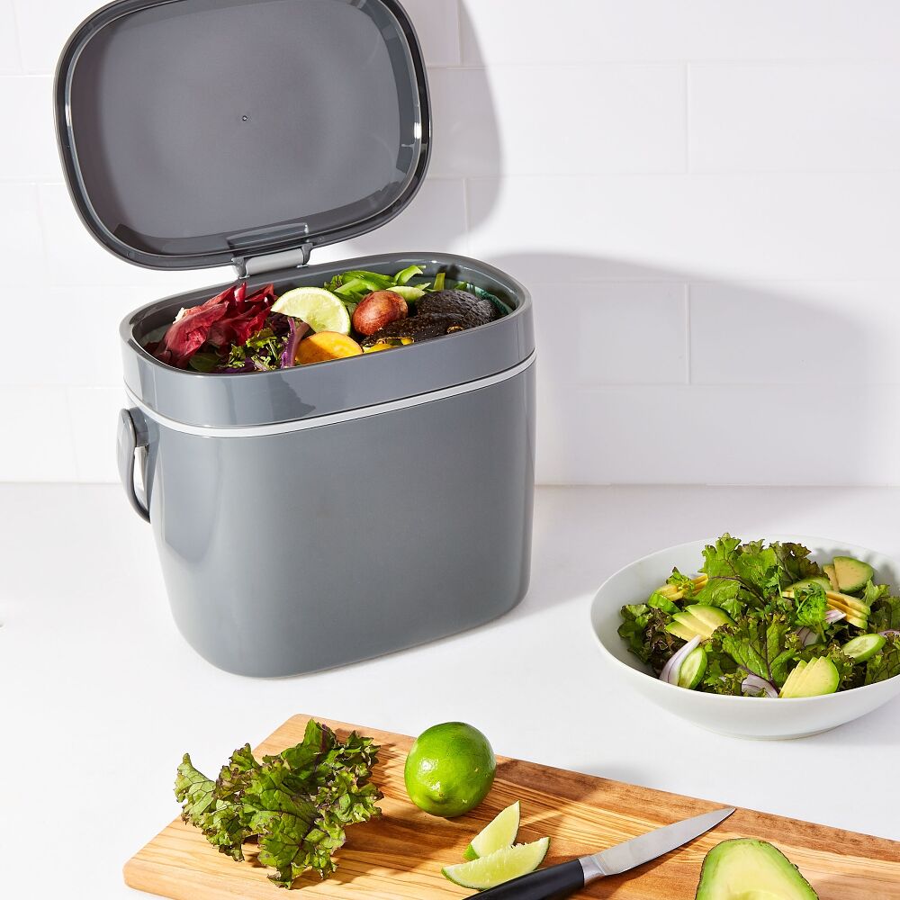 Easy-Clean Compost Bin - 1.75 Gal Q6