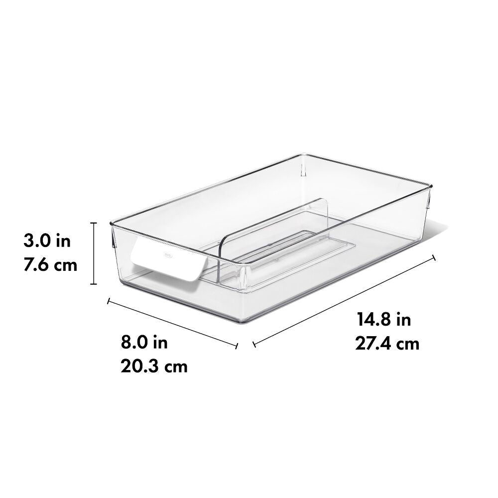 Adjustable Refrigerator Storage Bin P1