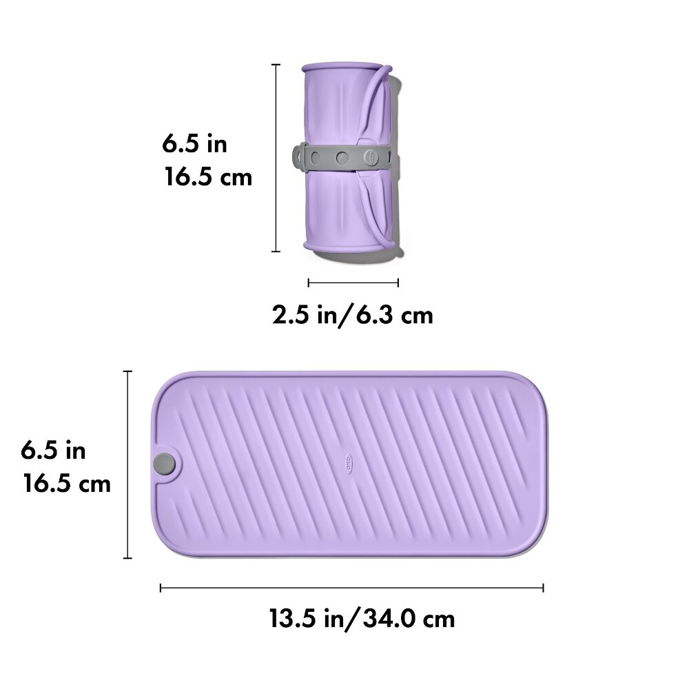 Hot Styling Tool Mat - Lavender S4