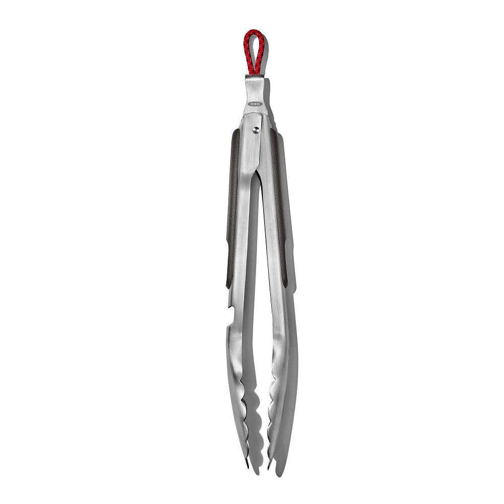 OXO Outdoor 10.5in Camp Stove Tongs with Bottle Opener B9