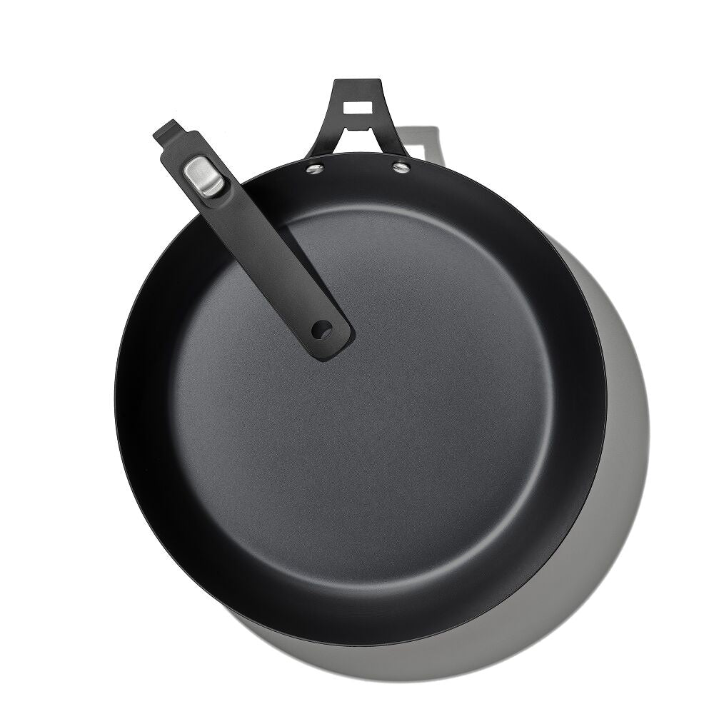 Outdoor 12-inch Carbon Steel Pan with Removable Handle P8