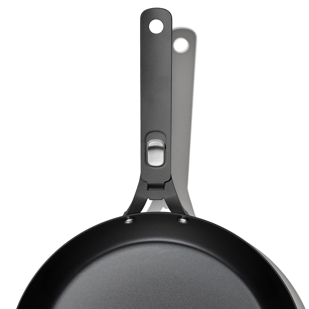 Outdoor 12-inch Carbon Steel Pan with Removable Handle G9