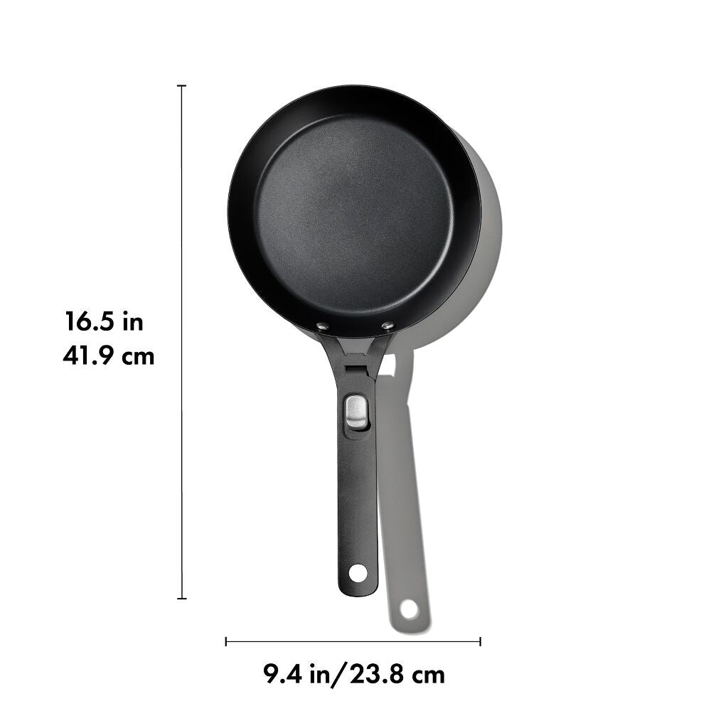 Carbon Steel With Removable Handle 8in Pan B5