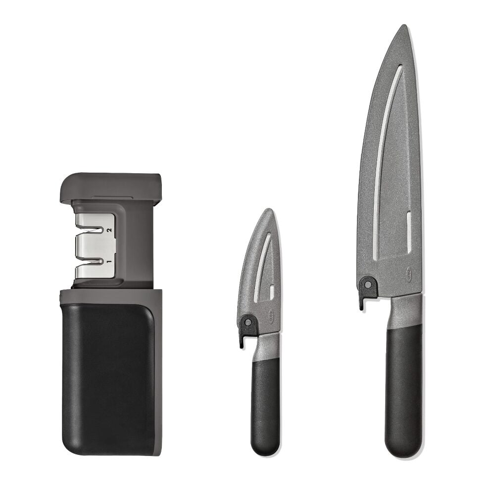 3-Piece Knife & Sharpener Set B9