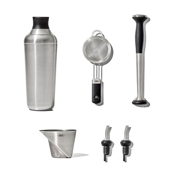 Steel 6-Piece Barware Set K1