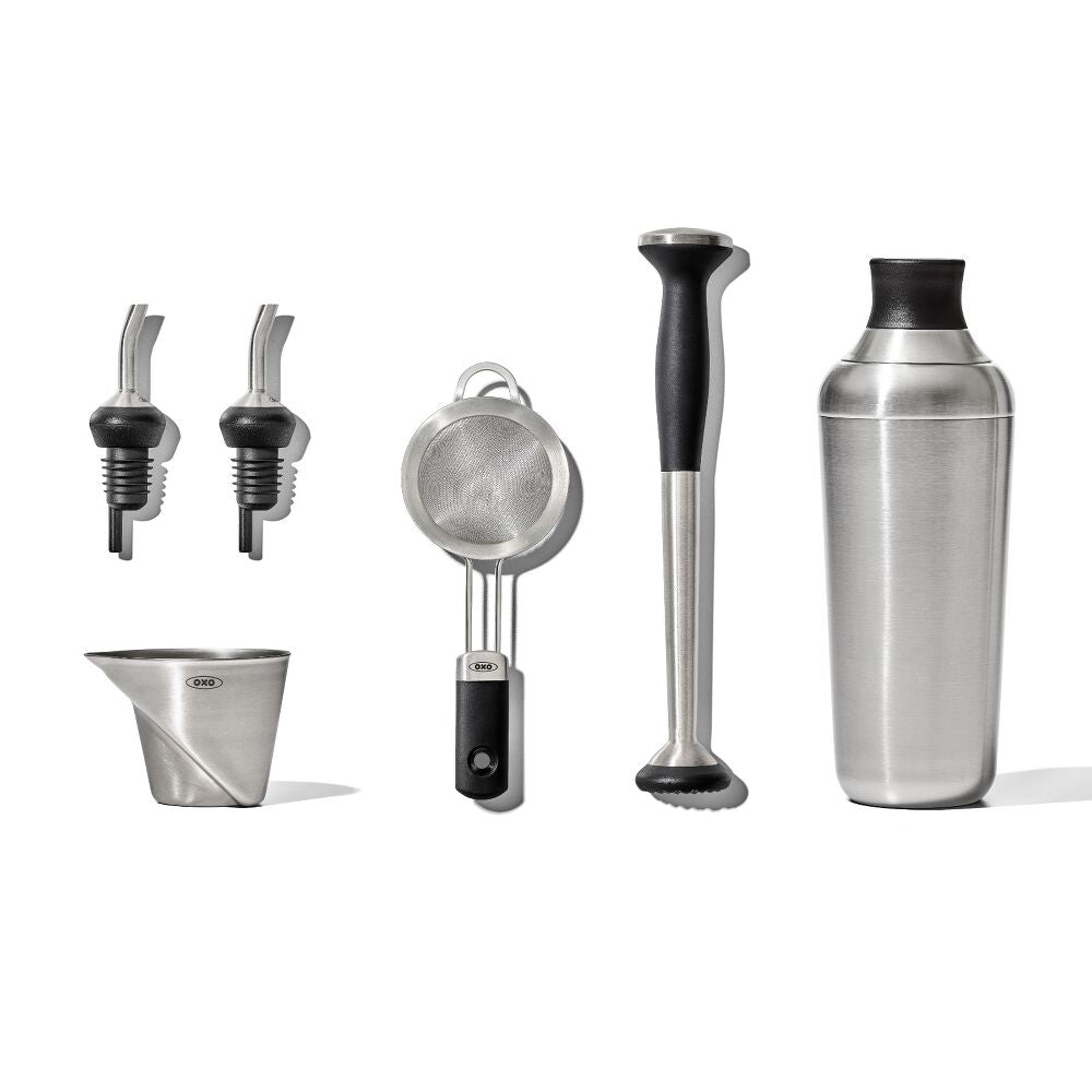 Steel 6-Piece Barware Set K1