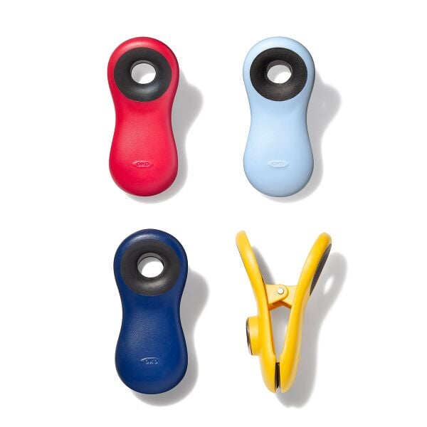 Magnetic All-Purpose Clips - 4-Pack - assorted colors K9