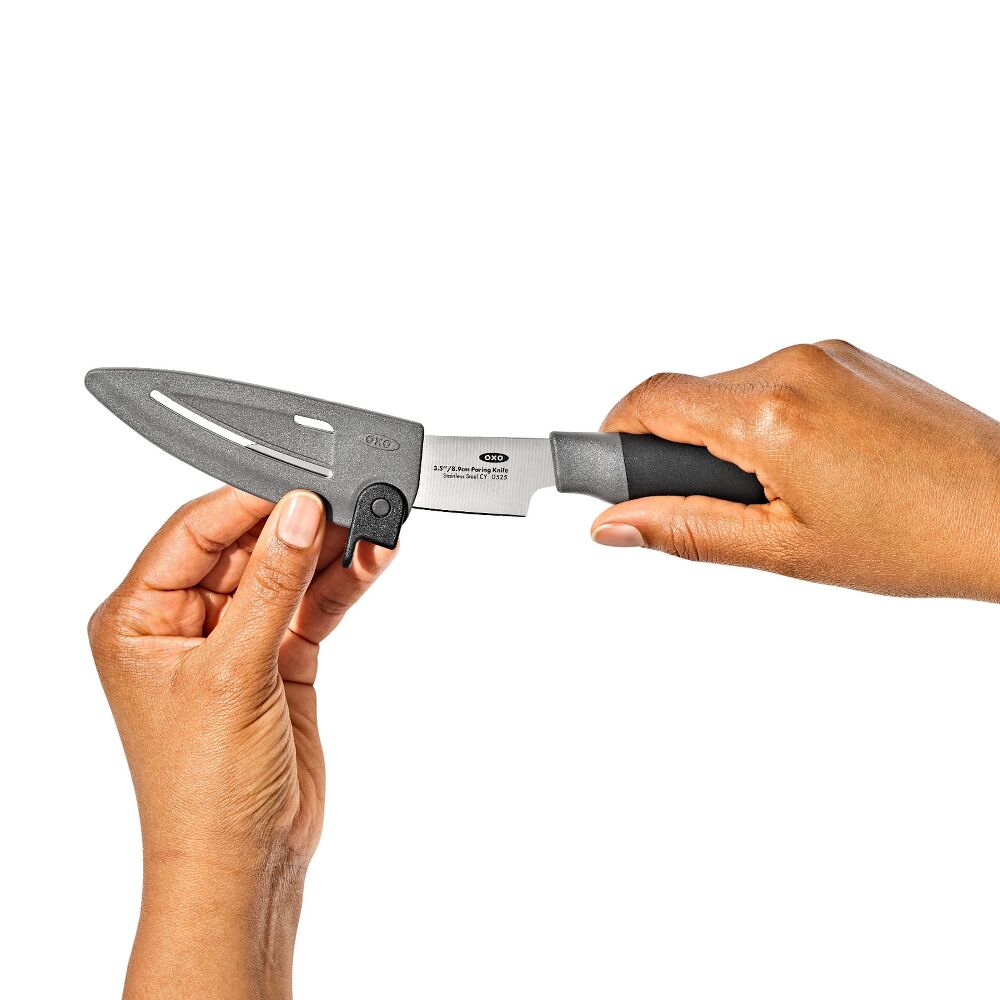 3.5 in Paring Knife with Locking Sheath V1