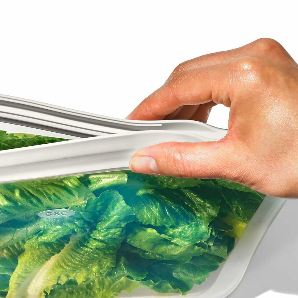 Silicone Reusable Bag - Stand-Up Quart (32 oz) - Oat Q5