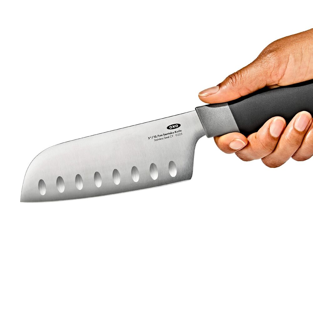 5 in Santoku Knife with Locking Sheath Q0