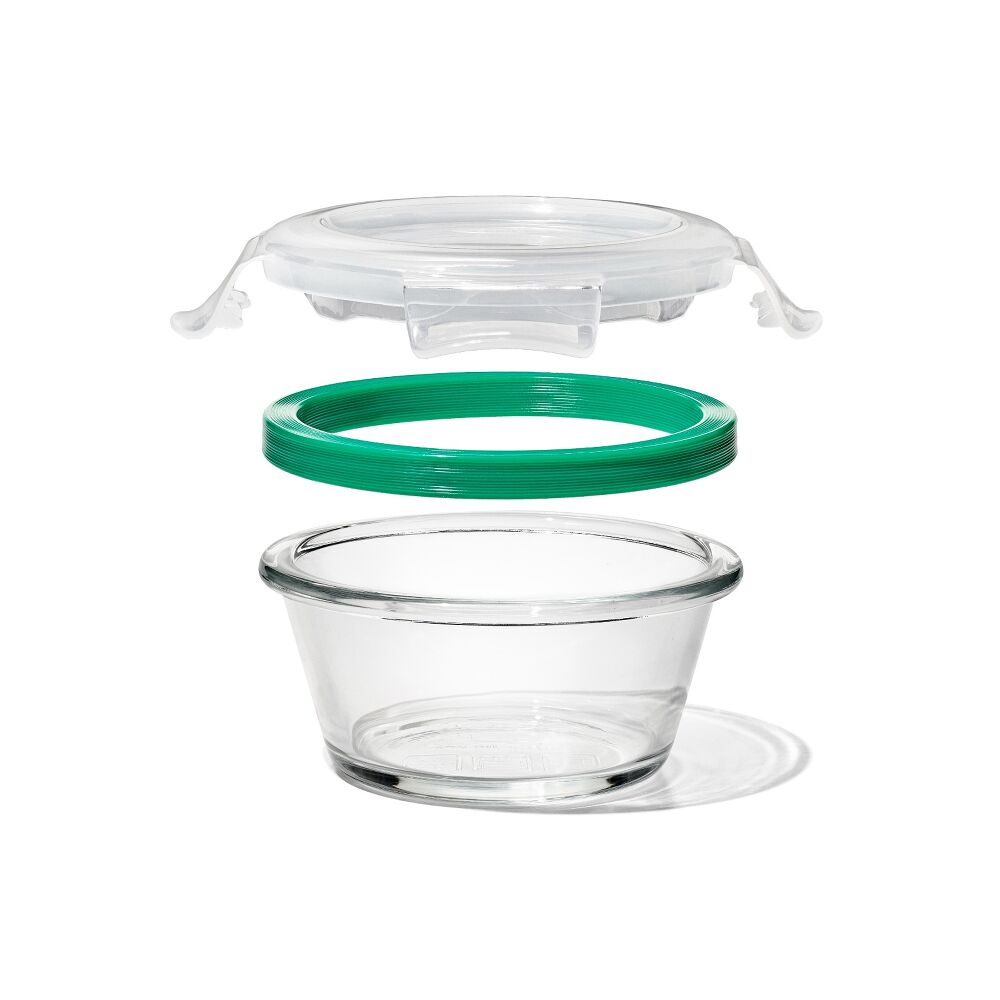 Smart Seal 8-Piece1 Cup Glass Round Container Set I0