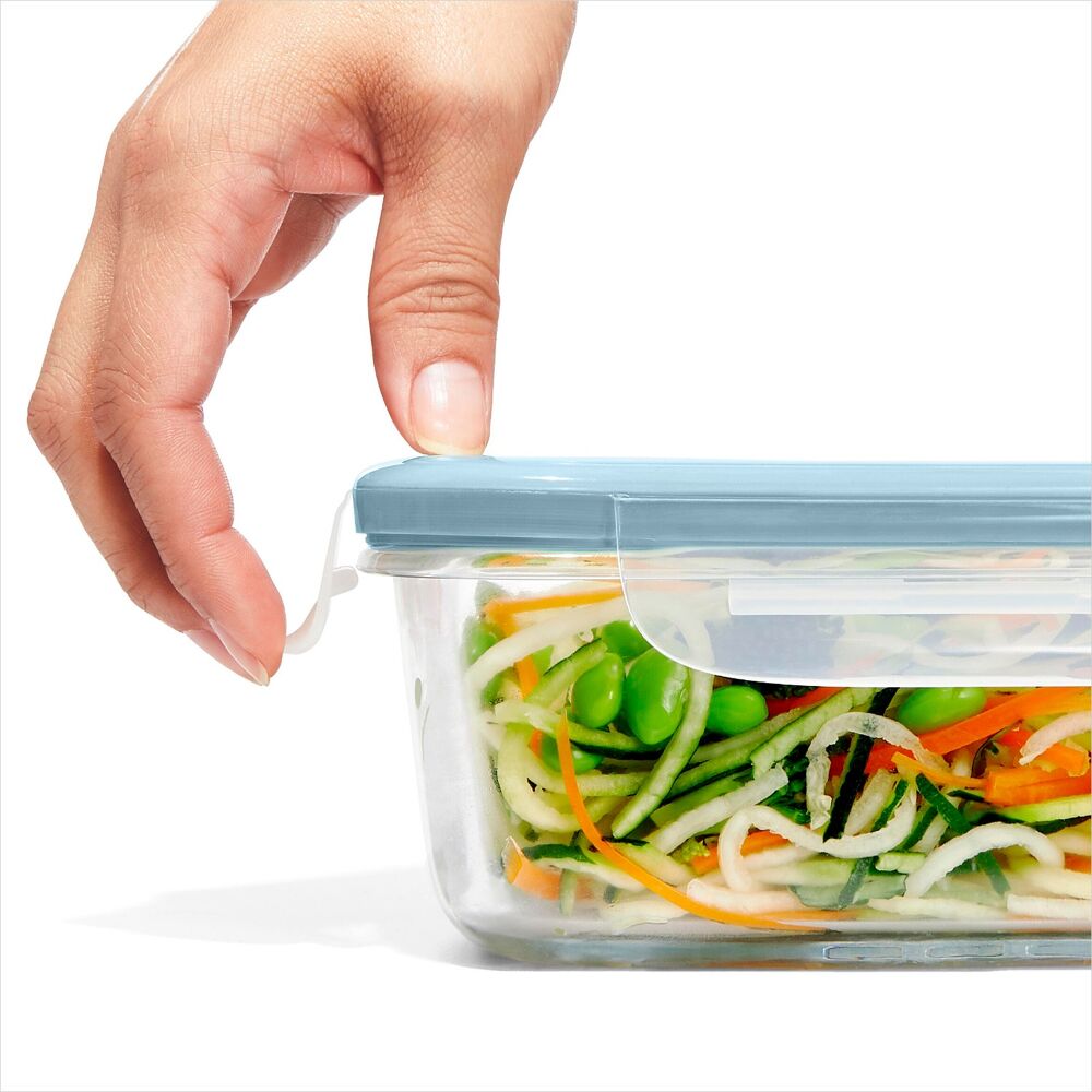 16-Piece Smart Seal Glass Everyday Container Set - Arctic Blue A9