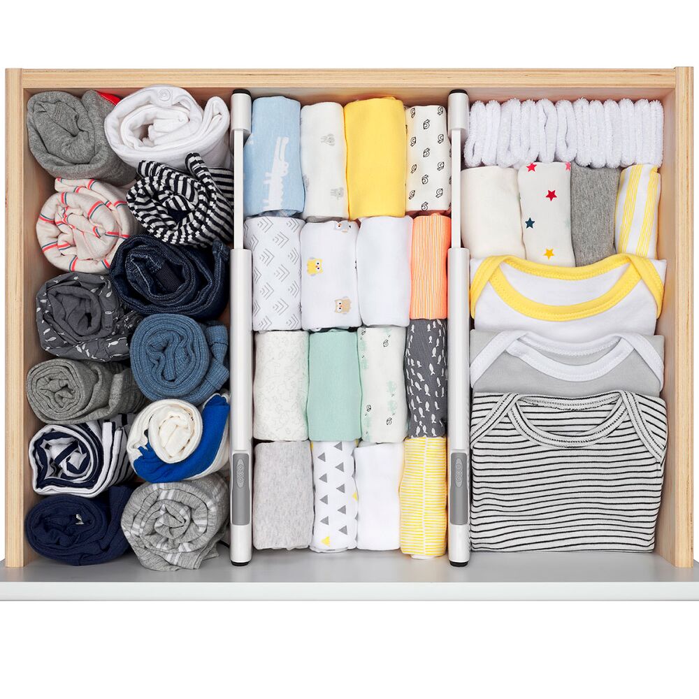 OXO TOT Expandable Dresser Drawer Divider - 4 Pack Z4