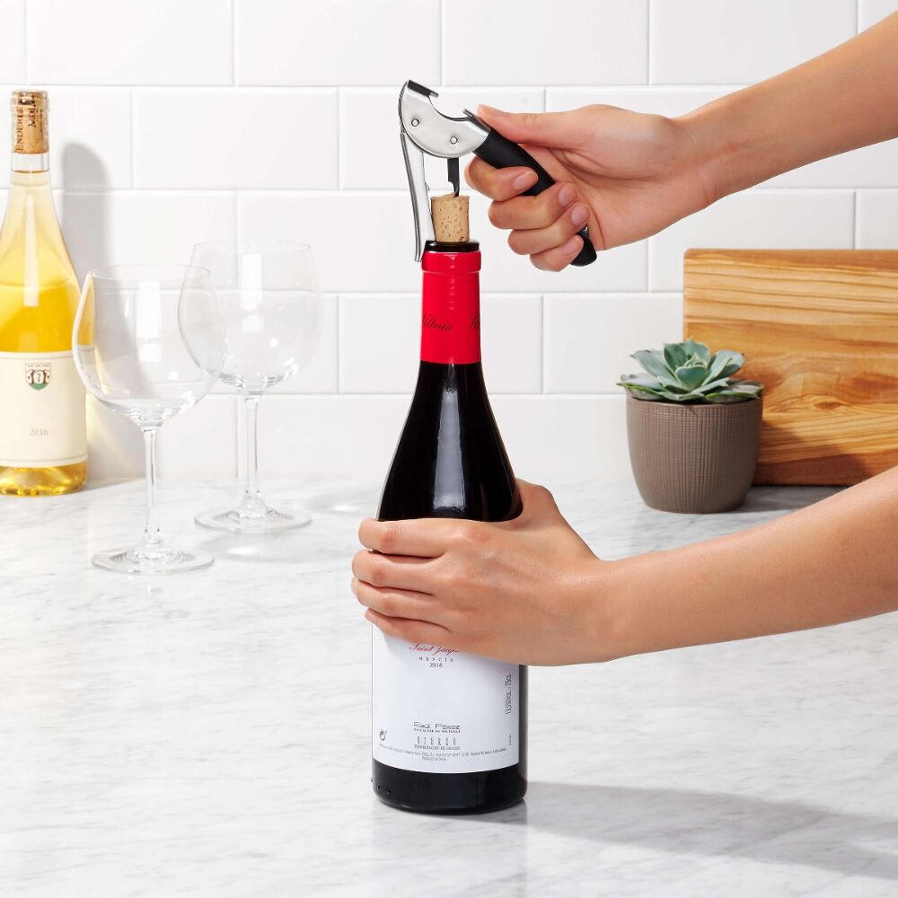 OXO Steel Double Lever Waiter's Corkscrew G0