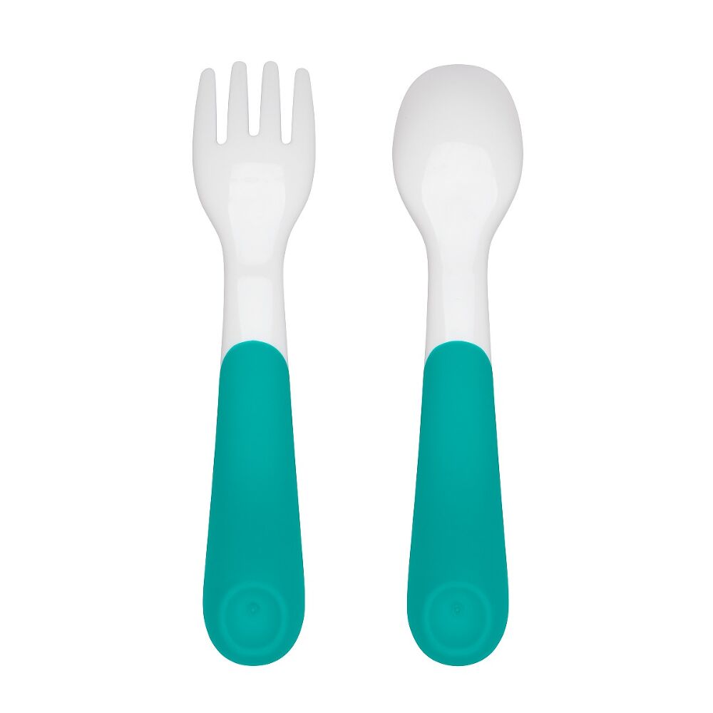 On-the-Go Plastic Fork and Spoon Set with Travel Case W8