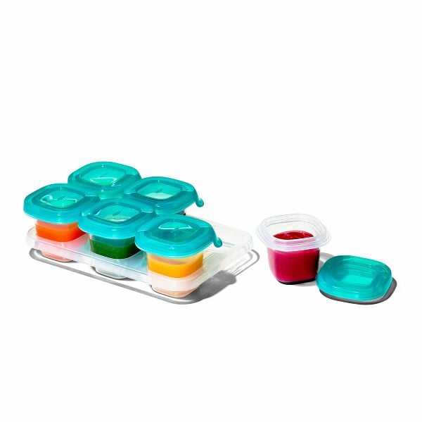 2 oz Baby Blocks™ Silicone Freezer Storage Containers P2