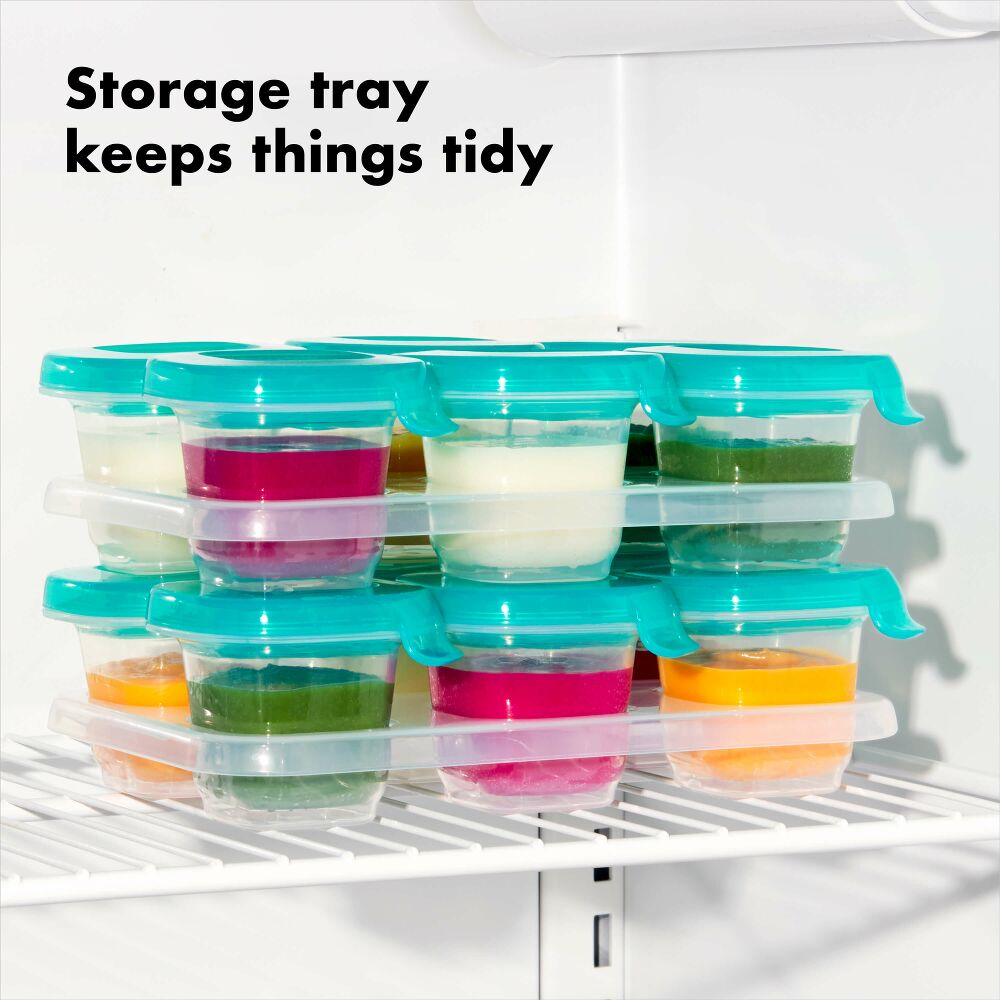 2 oz Baby Blocks™ Silicone Freezer Storage Containers H5