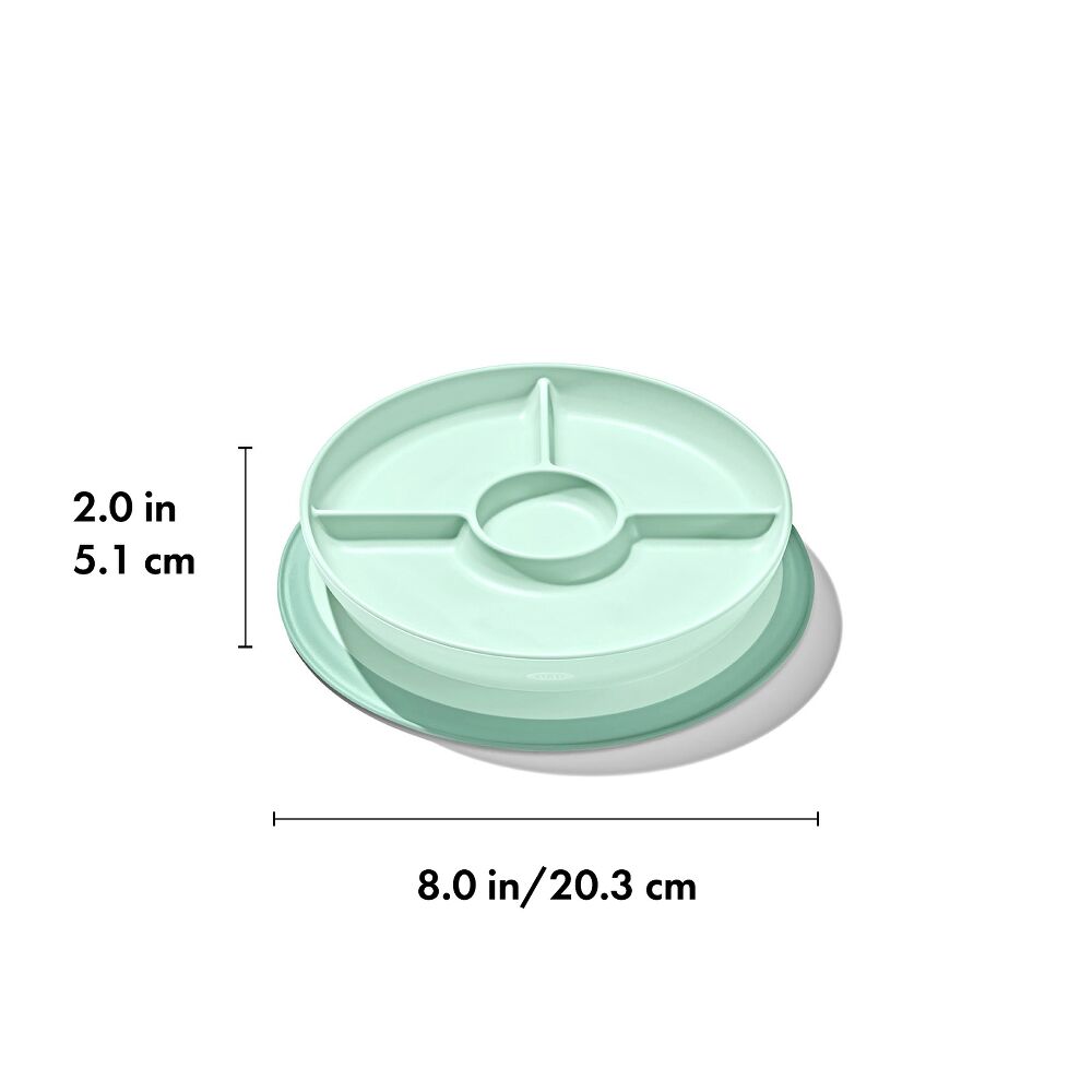 Stick & Stay Suction Divided Plate T3
