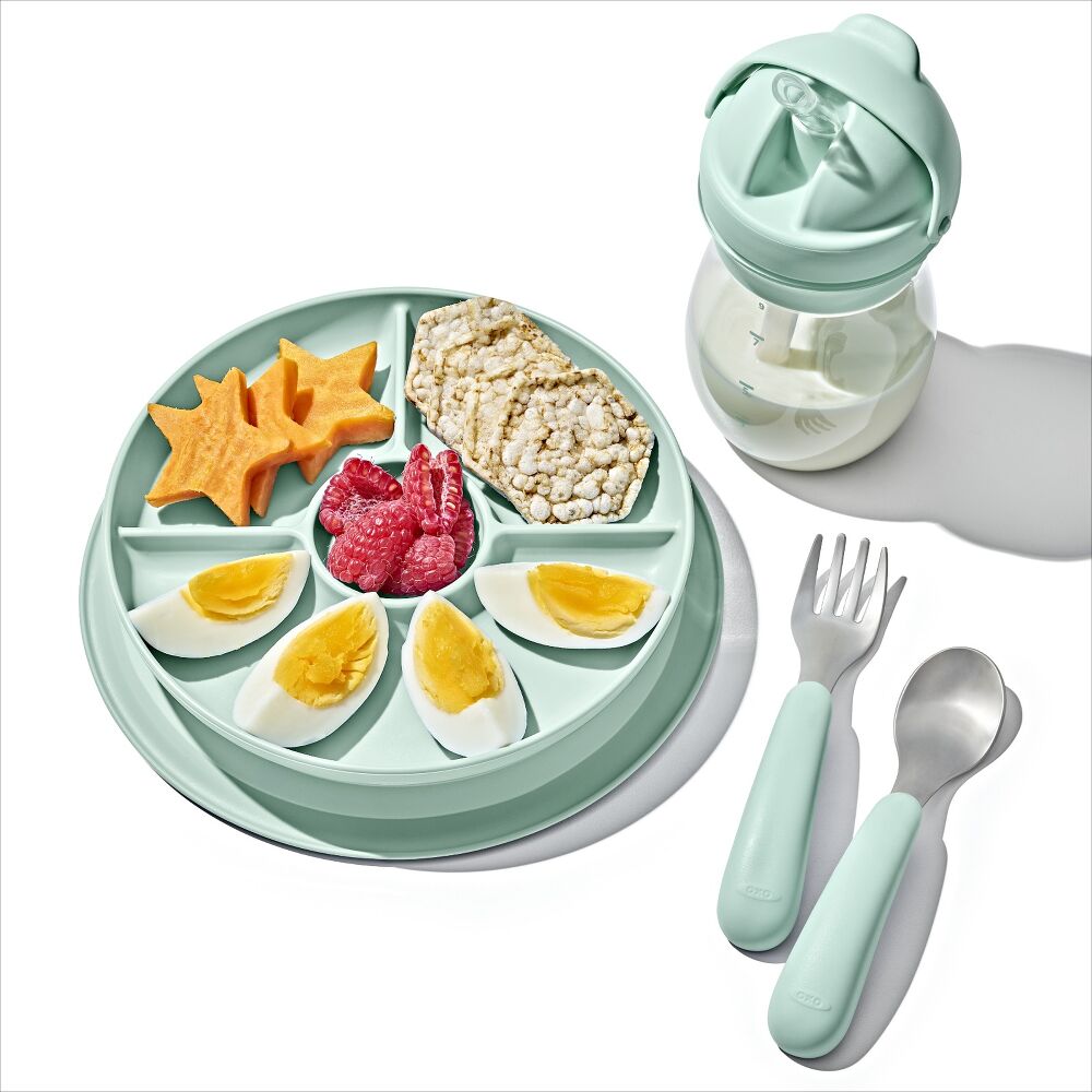 Stick & Stay Suction Divided Plate T3